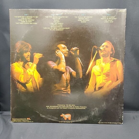 1977 Here at Last BEE GEES Live LP Double Album Record Vinyl - Picture 2 of 16